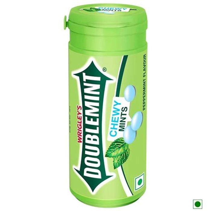 Wrigleys Doublemint Chewymint Peppermint Tube 33.6