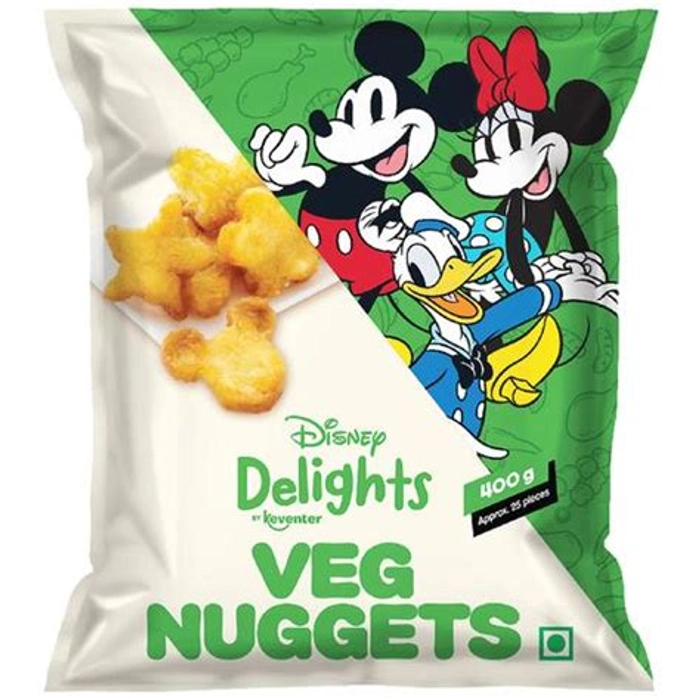 KEVENTER DISNEY DELIGHTS VEG NUGGETS 400GM