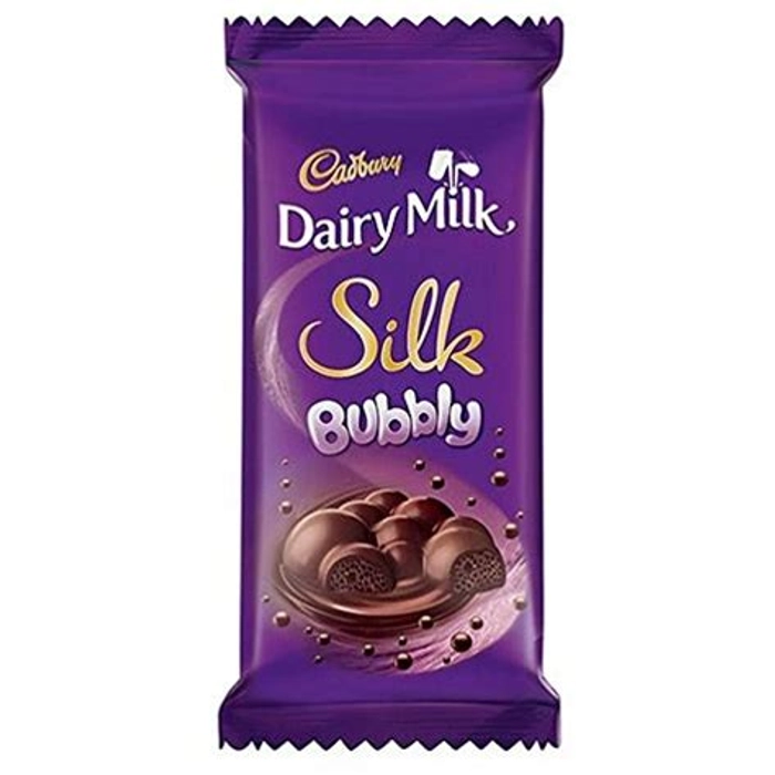 Cadbury Dairy Milk  Silk Bubbly 50G Rs.80