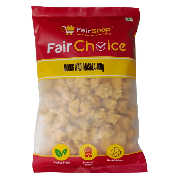 FAIRCHOICE MOONG WADI PLAIN 400G