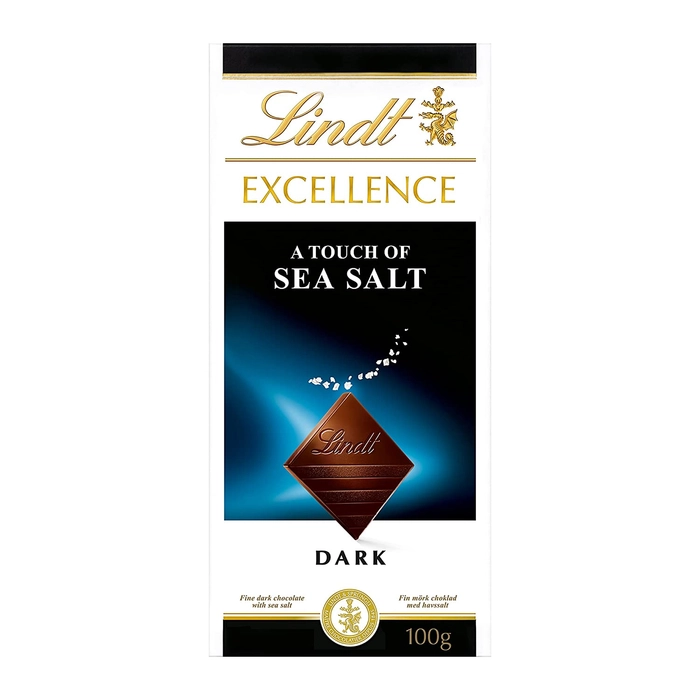 LINDT EXCELLENCE SALT DARK 100G MRP 400