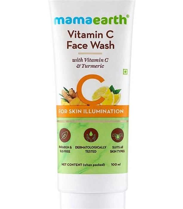 Mama Earth Vitamin C Face Wash 100 Gm