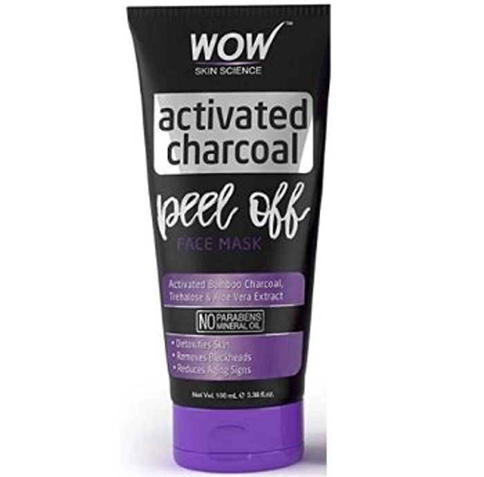 Wow Activated Charcoal Peel Off Mask 100Ml