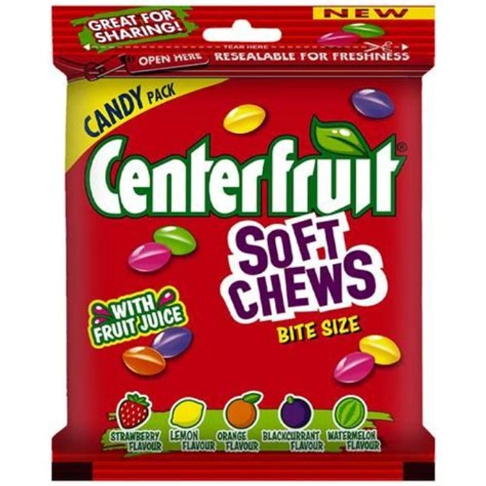 Center Fruit Soft Chews Pouch 12P 60G