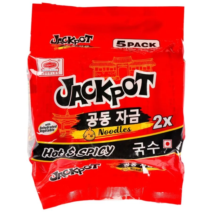 Kab's Jackpot 2x Hot & Spicy Instant Noodles 100 gm