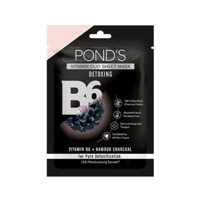 Ponds Detoxing Charcoal Sheet Mask 25Ml