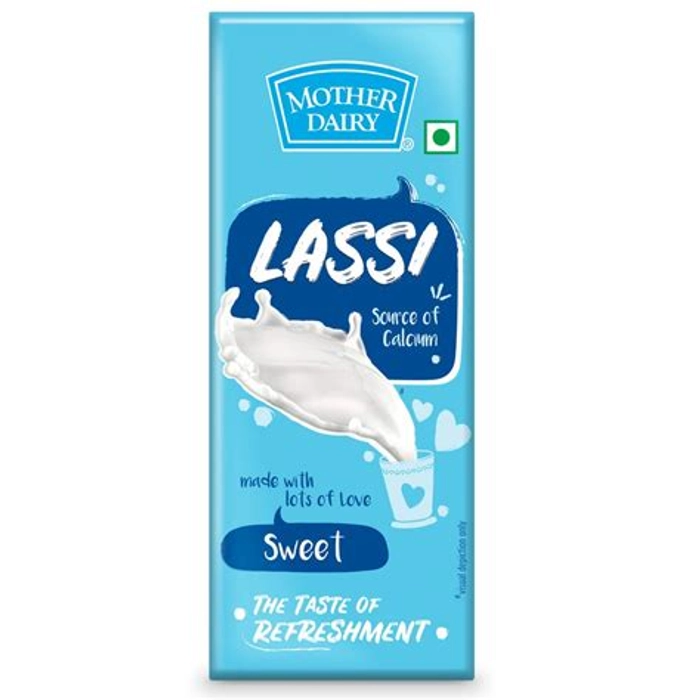 MOTHER DAIRY TETRA PACK LASSI 200ML