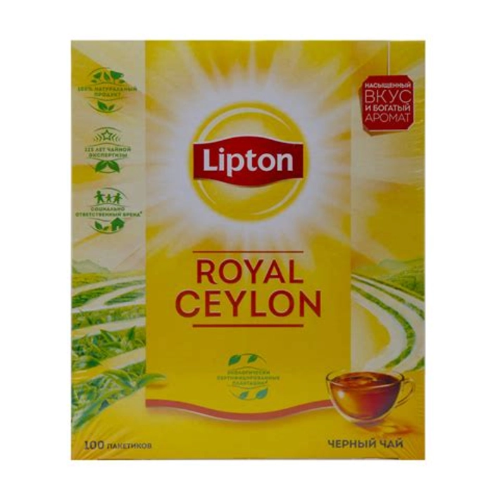 Lipton Royal Ceylon Tea Bag6*100200Gm