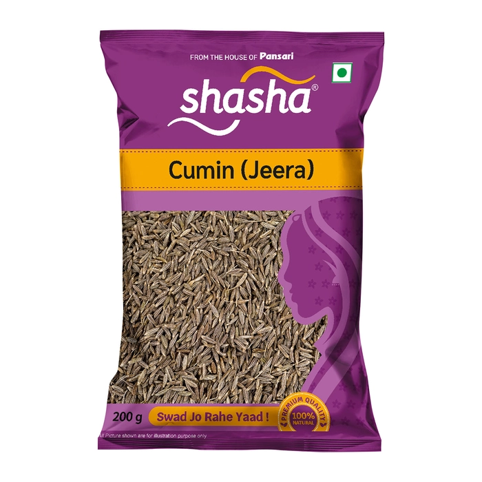 SHASHA WHOLE JEERA - 200G