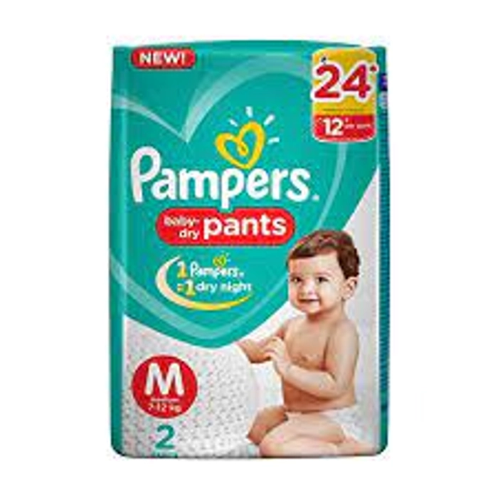 Pampers Baby Dry Pants Medium Size 24 Pcs