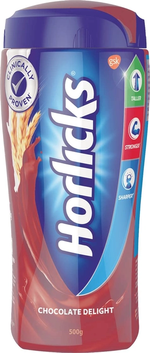 Horlicks Chocolate Health  And  Nutrition Drink 500G R