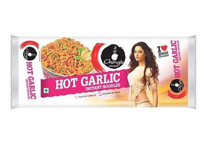 Chings Instant Hot Garlic Noodles 240G