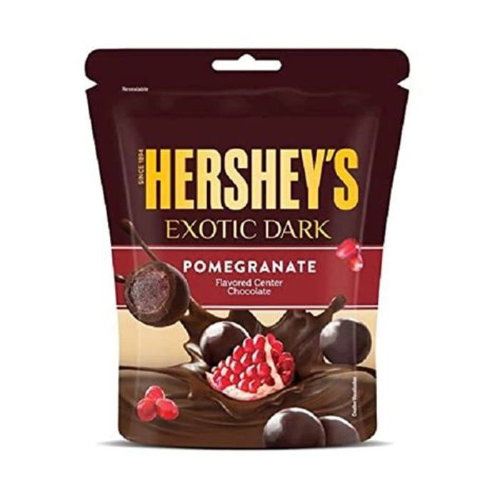 Hersheys Exotic Dark Chocolate Pomegranate 100G