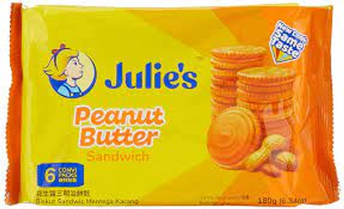 JULIES PEANUT BUTTER S/W 180G