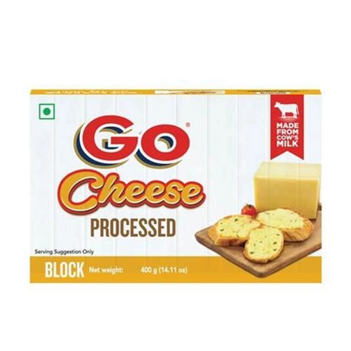 GO PROCESSED CHEESE BLOCK - 400 GM