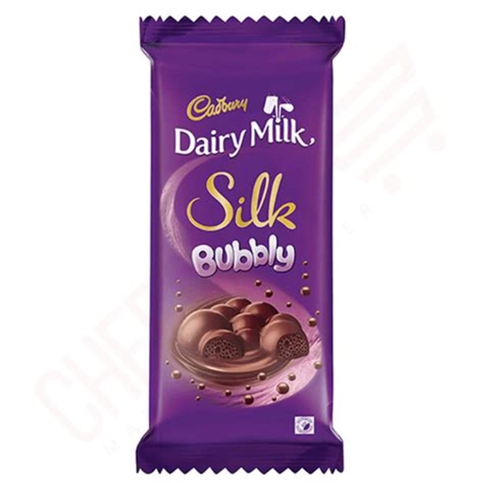 Cadbury Dairy Milk Silk Bubbly 120Gm