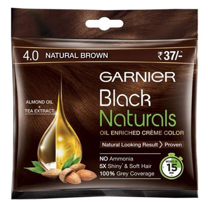 Garnier Black Natural Cream Color Natural Brown N