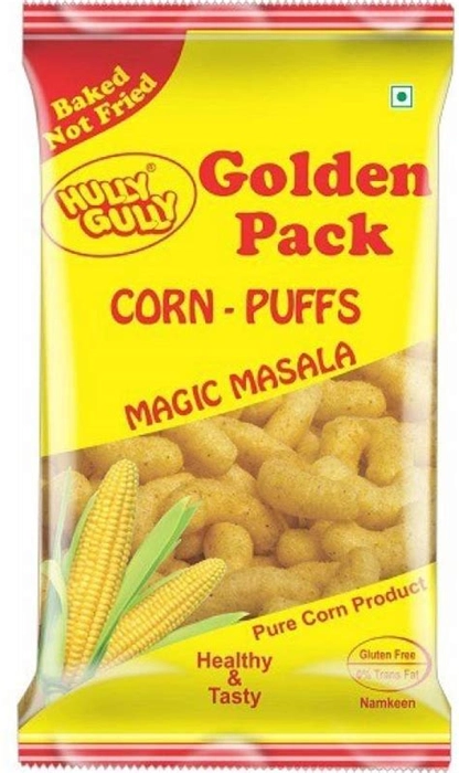 Hully Gully Magic Masala Corn Puffs 120 Gm