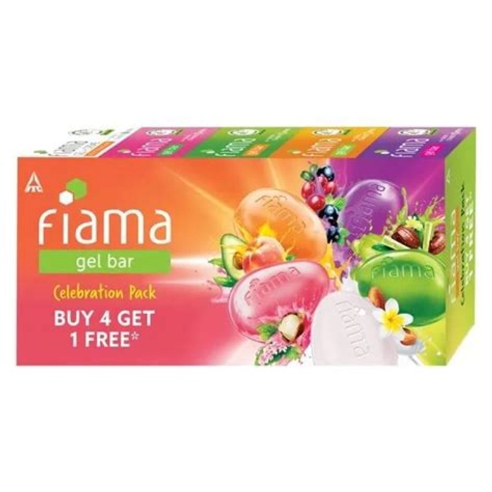 Fiama Gel Bar Celebration Pack 4+1 625G