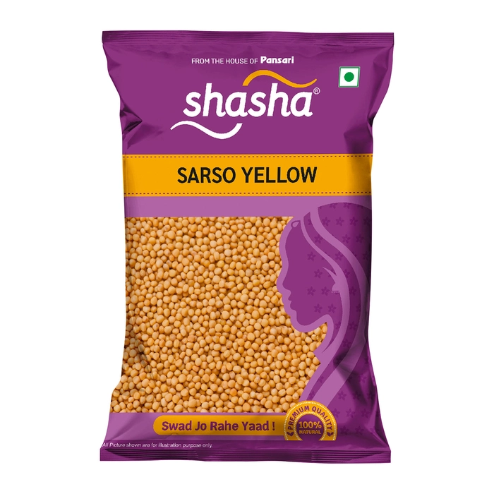 SHASHA WHOLE SARSO YELLOW - 100G