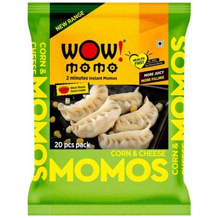 Wow Corn And Cheese Momos 20P