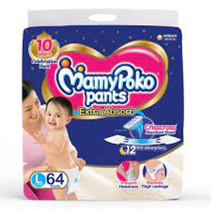 Mamypoko Extra Absorb Diaper Large 64U