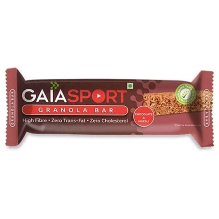 Gaia Granola Bar Chocolate And Muesli 30Gm