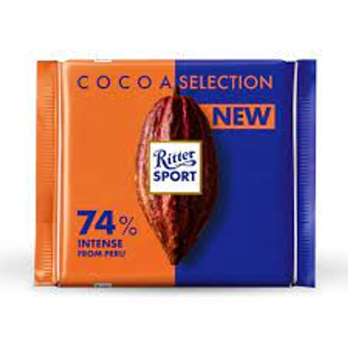 Ritter Sport Chocolate 74% INTENSE from Peru (100g)