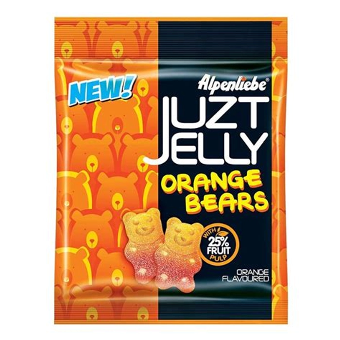 Alpenliebe Juzt Jelly Orange Bears 72.8G Pp