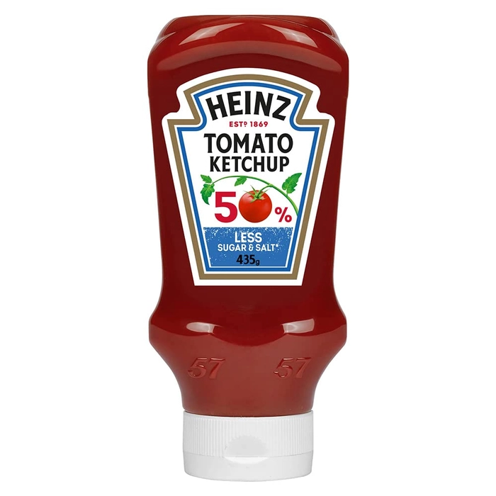 HEINZ KETCHUP LESS SUGAR 435 GM