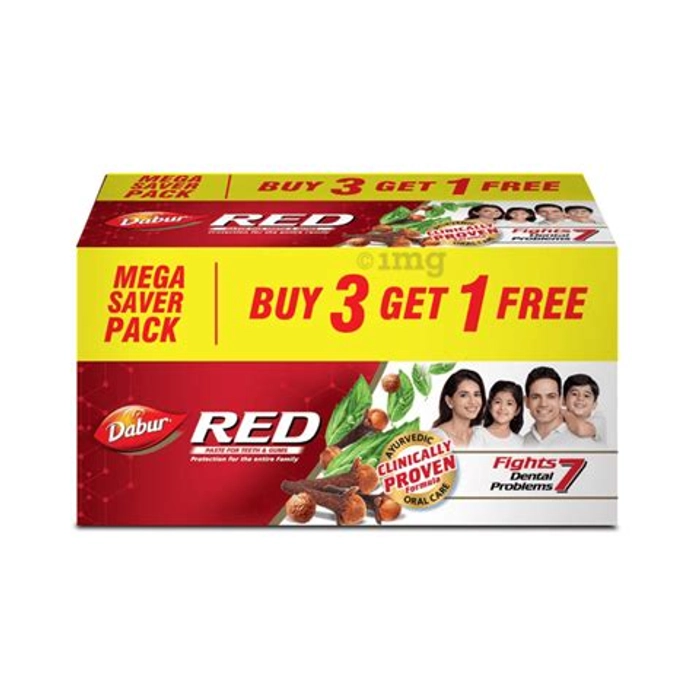 Dabur Red Paste 150Gm *4 Buy 3 Get 1 Free