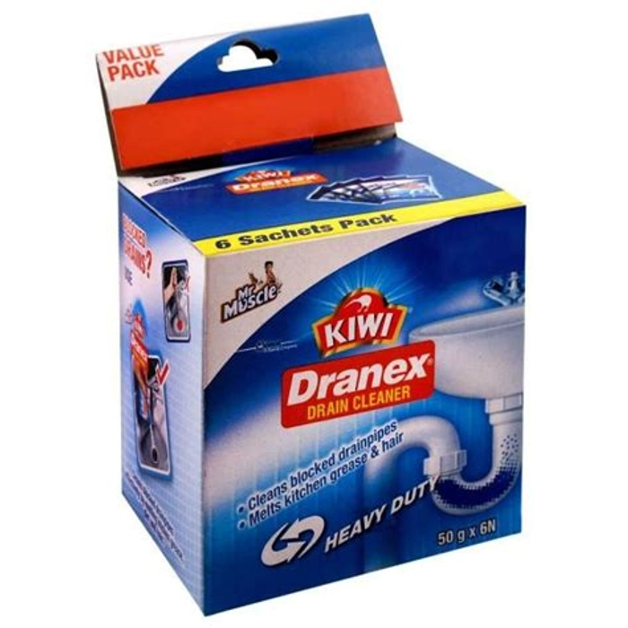 Kiwi Dranex Drain Cleaner Pack Of 6