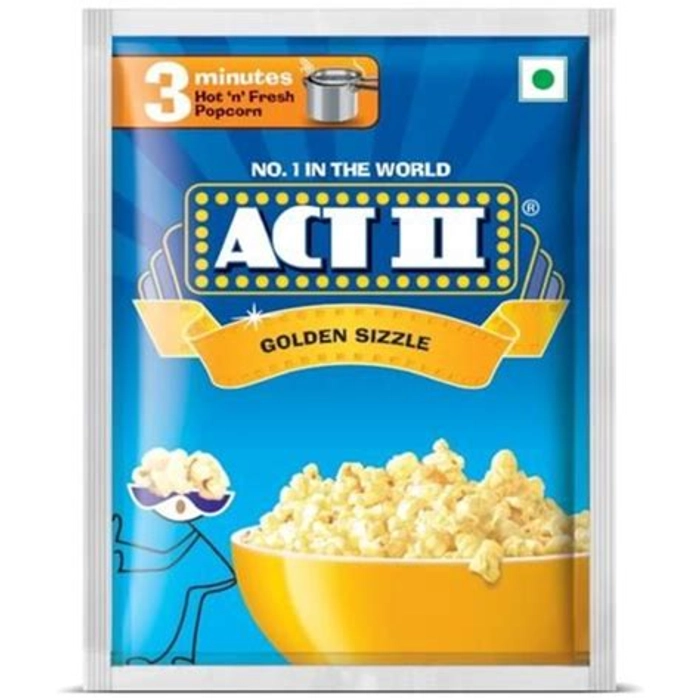 ACT II Instant Popcorn - Golden Sizzle 60G X 3 Pcs