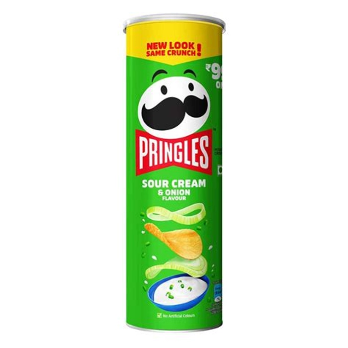 Kelloggs Pringles Sour Cream N Onion 107G