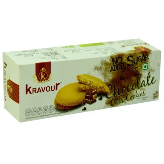 KRAVOUR BUTTER & JAGGERY COOKIES OATS SEED  150G