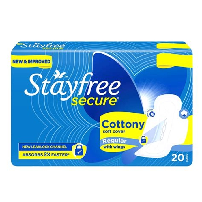 Stayfree Secure Reg With Wings 20S