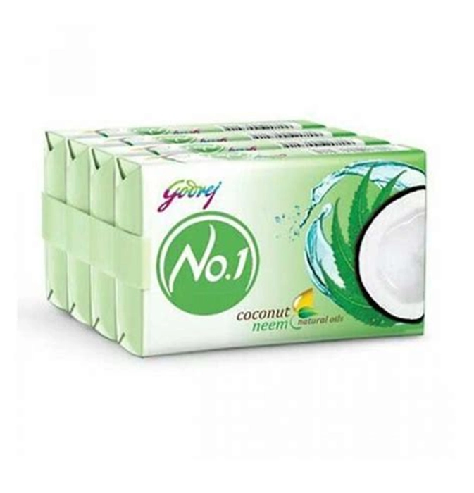 Godrej No1 Bathing Soap Coconut And Neem 150 G Pa