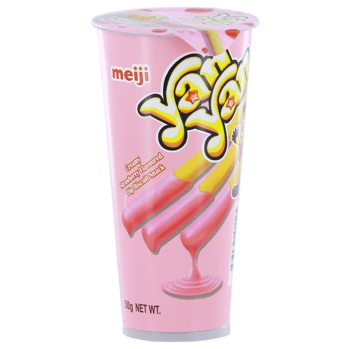 YAN YAN CRM BISC STRAWBERRY 50gm