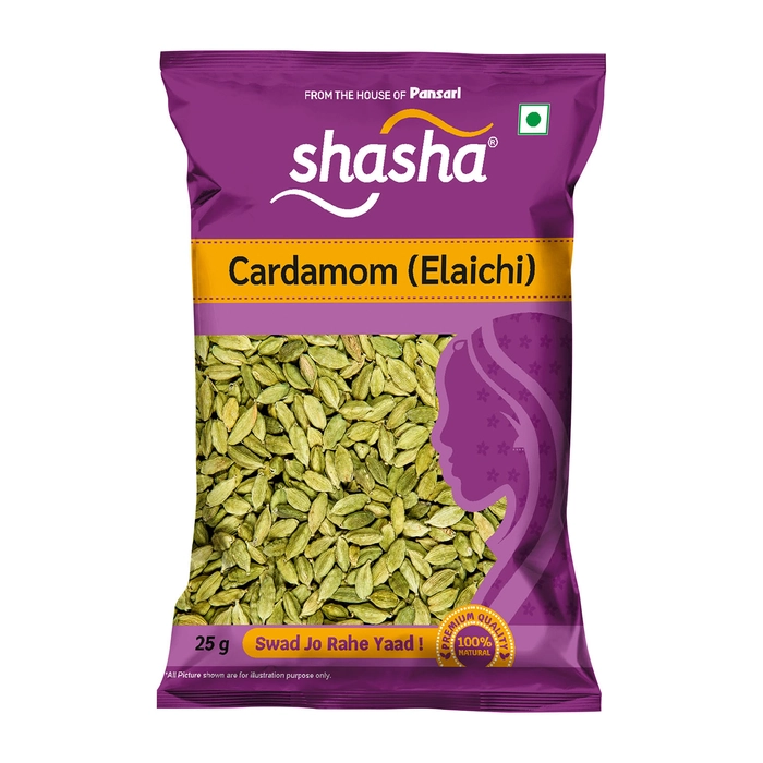 SHASHA WHOLE ELACHI SMALL - 25G