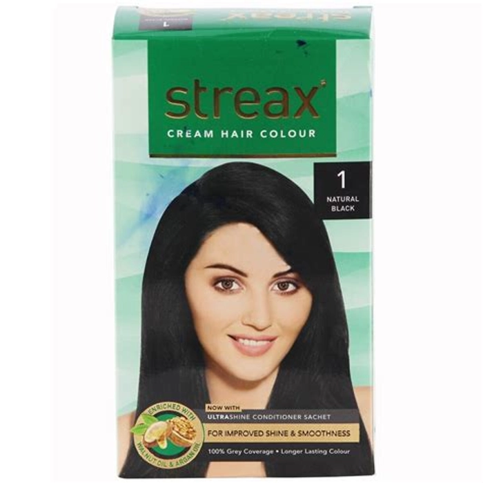 Streax Hair Colour Natural Black1 50Ml