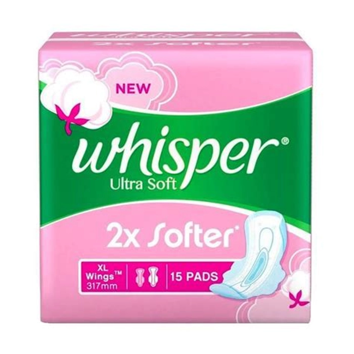 Whisper Ultra Soft Sanpad Xl 15S