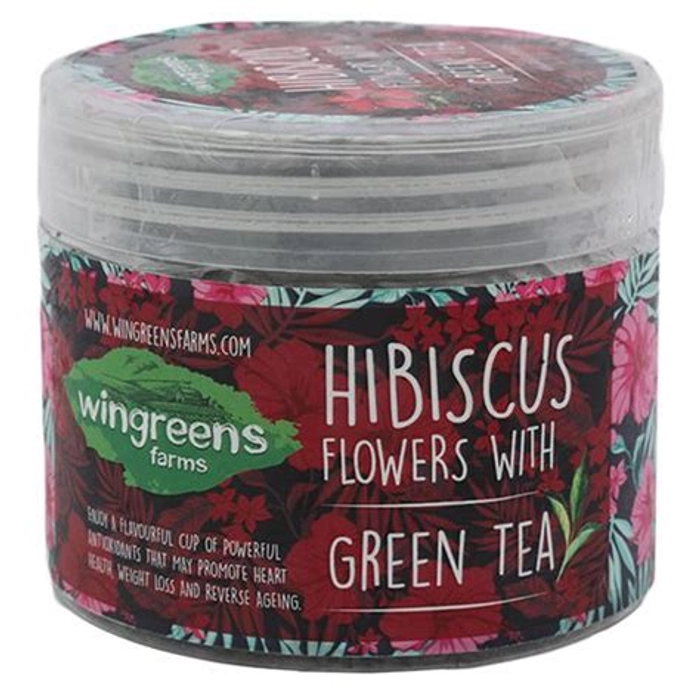 Wingreens Hibiscus With Green Tea