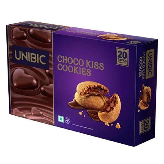 Unibic Choco Kiss Center Filled Cookies 250G