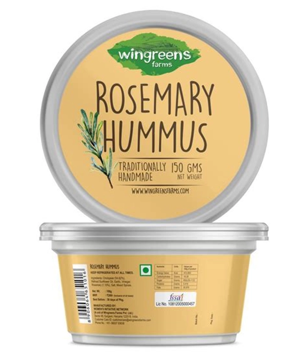 Wingreens Rosemary Hummus150G