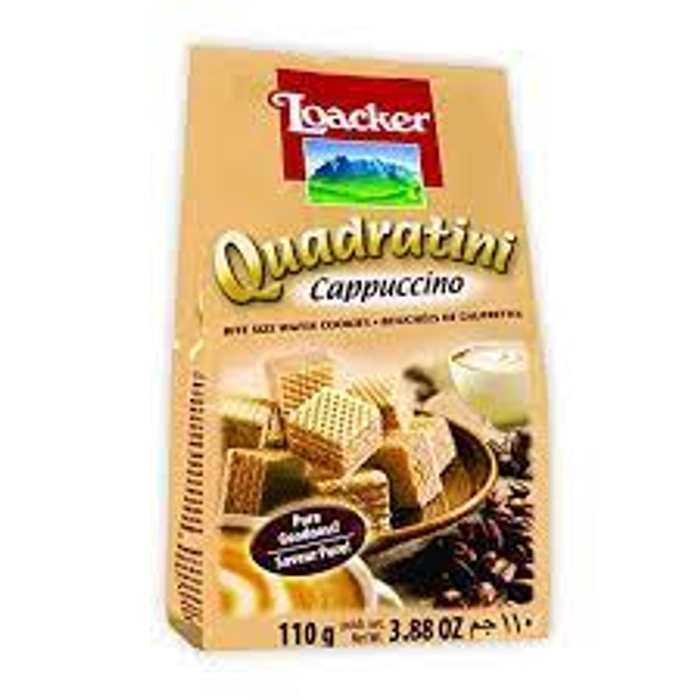 LOACKER QUADRATINI CAPPUCCINO 110G