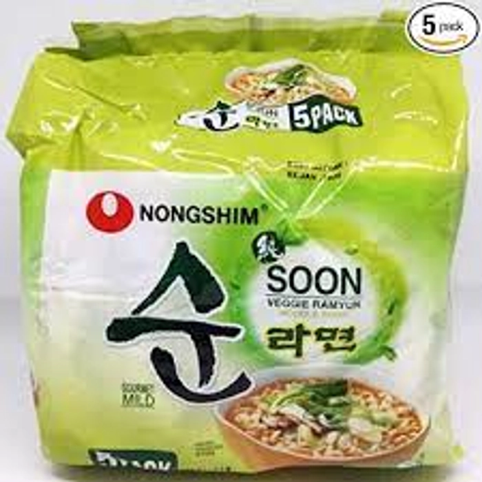 Nongshim Soon Veggie Ramyun (5 in 1) 560 gm