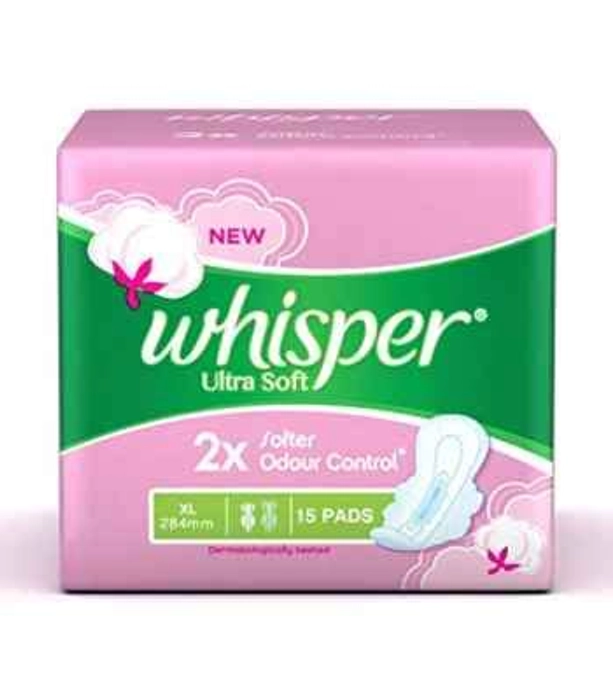 Whisper San Pad Ultra Softer L 15P