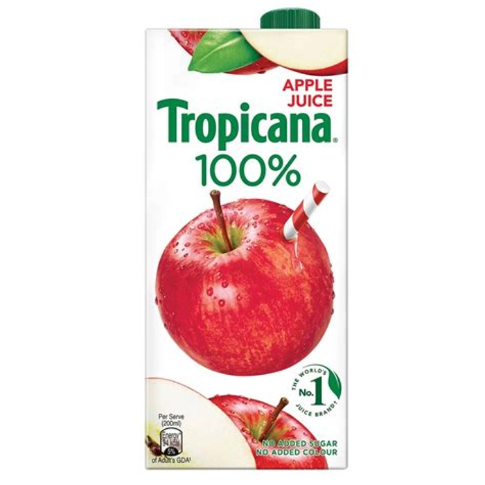 Tropicana 100% Apple Juice 1L