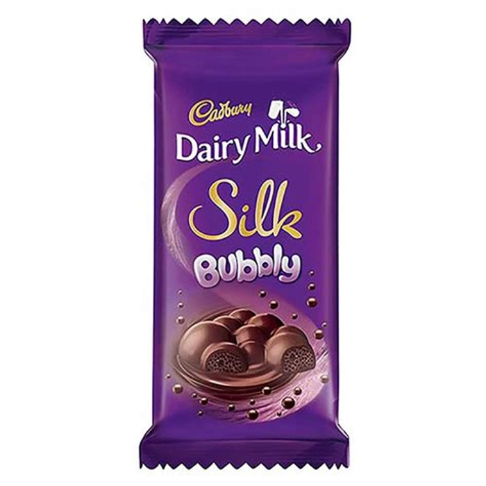 Cadbury Dairy Milk Silk Bubbly Chocolate Bar 50G