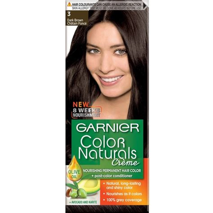 Garnier Color Naturals No 3 Darkest Brown Ppkt